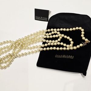 Joan Rivers 72" Faux Pearl Necklace